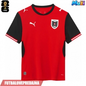 Lacne Muži Futbalové dres Rakúsko MS 2026 Krátky Rukáv - Domáci